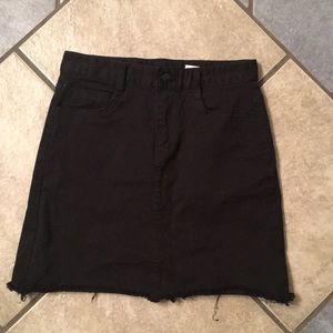 Mini Black Skirt
